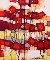 Salman Farooqi, 16 x 20 Inch, Acrylic on Canvas, Cityscape Painting, AC-SF-640